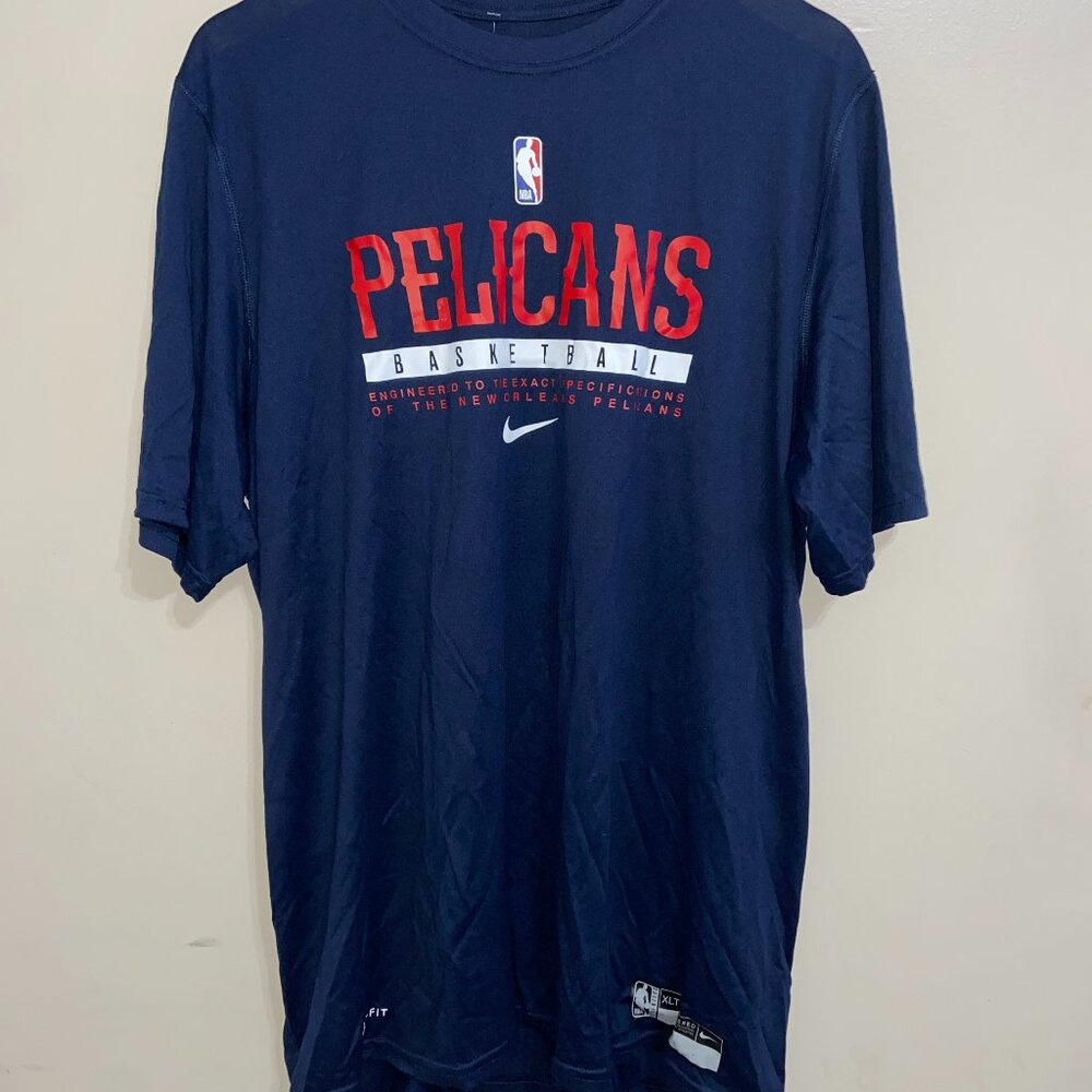 Nike NBA New Orleans Pelicans Team Issue Practice Shirt Men CV3861-419 NEW